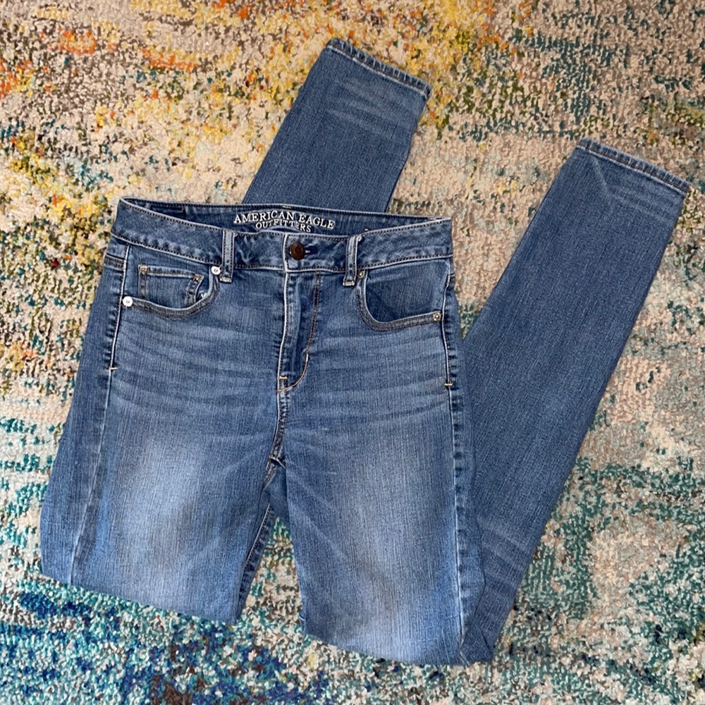 American Eagle Hi Rise Skinny Jeans